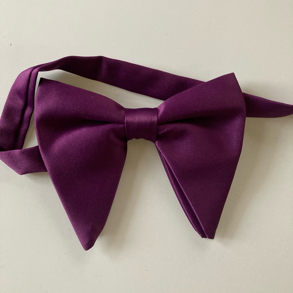 purple bowtie. like new.